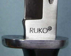 knife marked with ruko logo.